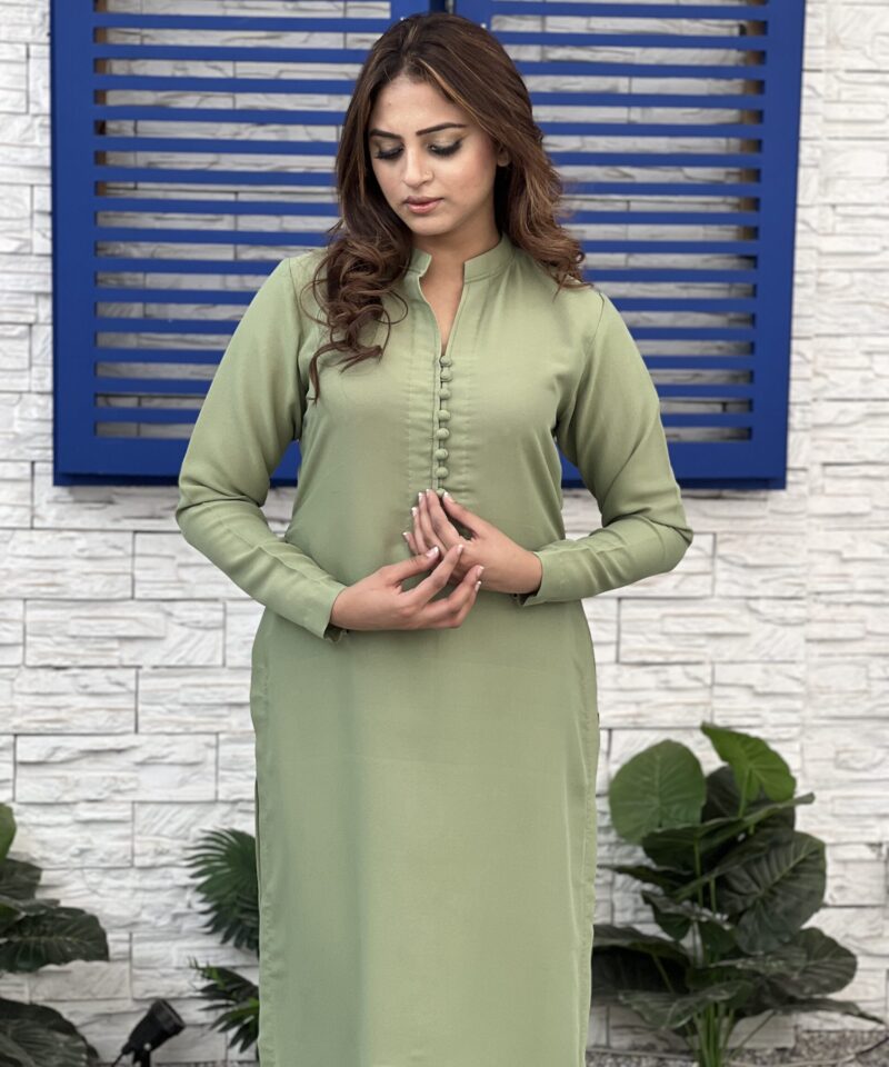 2-piece pista color dress in crepe – formal dress for wedding party