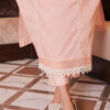 Pink embroidered lawn dress for women in smart casual style, comfortable and elegant outfit for everyday wear